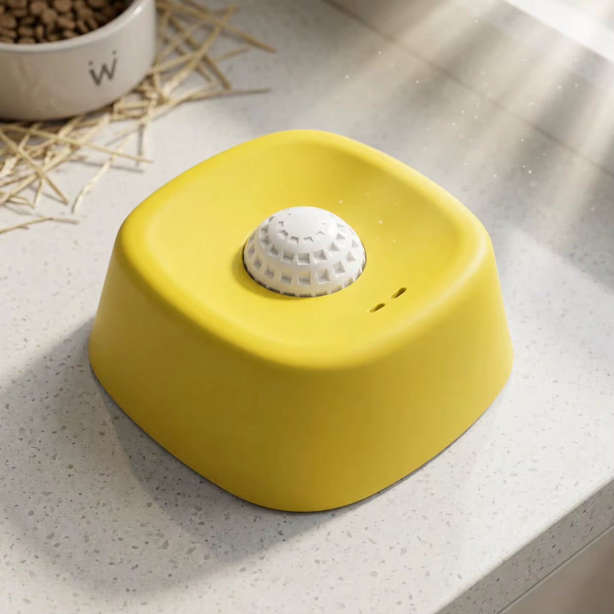 Dog Lick Bowl Slow Feeder Dog Bowl Non-Slip Lick Toy Liquid with Rolling Ball Interactive Treats Bone Broth Ice Cream Yogurt Toy
