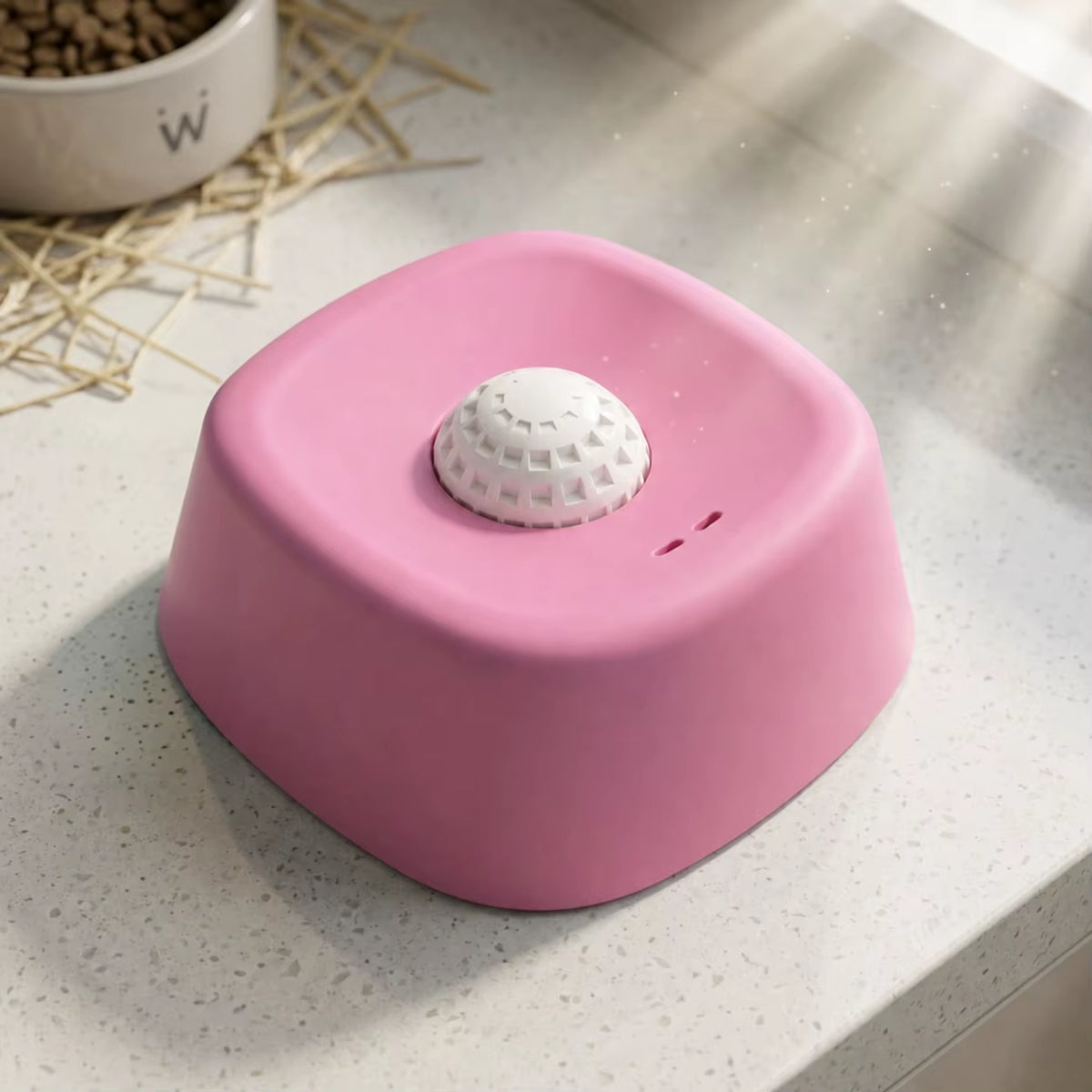 Dog Lick Bowl Slow Feeder Dog Bowl Non-Slip Lick Toy Liquid with Rolling Ball Interactive Treats Bone Broth Ice Cream Yogurt Toy